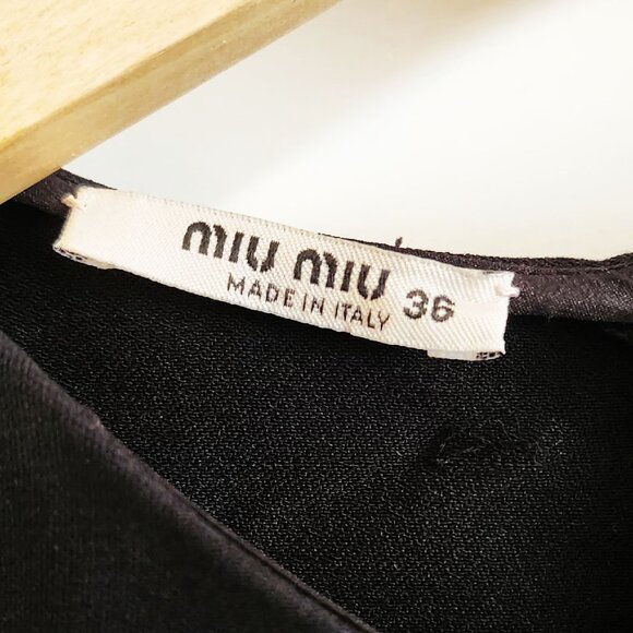 Miu Miu A-line little black dress - Picture 3 of 9